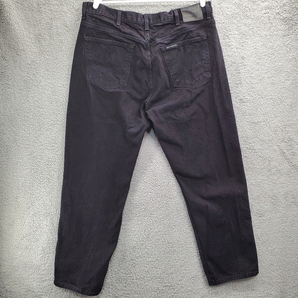 Harley-Davidson Men's Original Traditional Fit Jeans Black Denim Size 40x32 - Picture 6 of 11